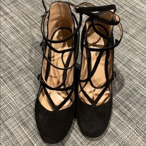 Gianvito Rossi black velvet pump SZ 40